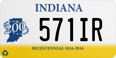 IN license plate 571IR