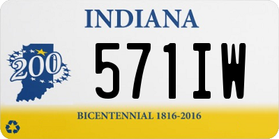 IN license plate 571IW