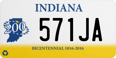 IN license plate 571JA