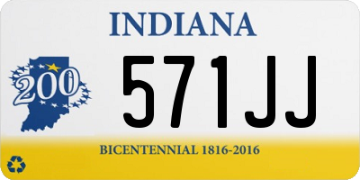 IN license plate 571JJ