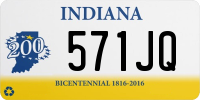 IN license plate 571JQ