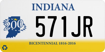 IN license plate 571JR