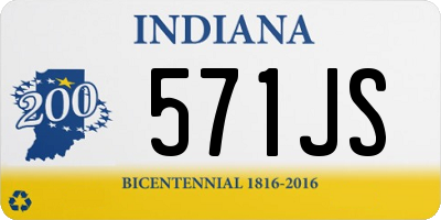 IN license plate 571JS