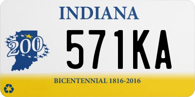 IN license plate 571KA