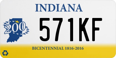 IN license plate 571KF