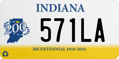 IN license plate 571LA