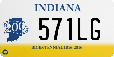 IN license plate 571LG