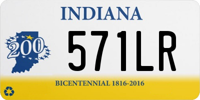 IN license plate 571LR