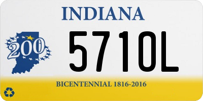 IN license plate 571OL