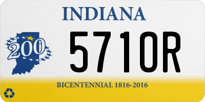 IN license plate 571OR