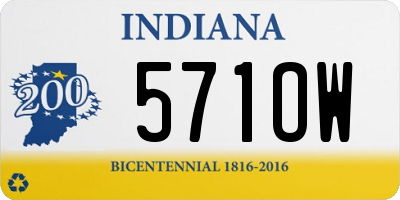 IN license plate 571OW