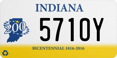 IN license plate 571OY