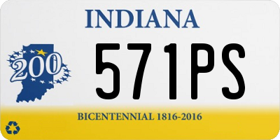 IN license plate 571PS