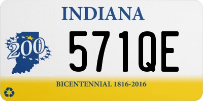 IN license plate 571QE