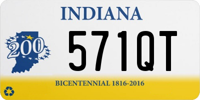 IN license plate 571QT