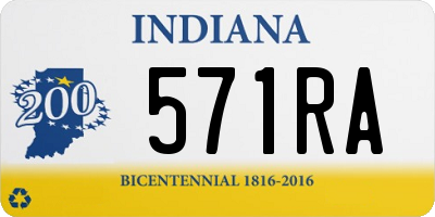 IN license plate 571RA