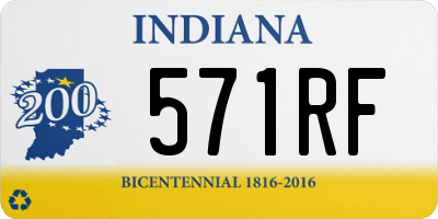 IN license plate 571RF