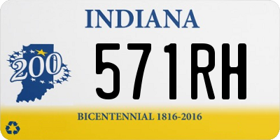 IN license plate 571RH