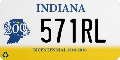 IN license plate 571RL