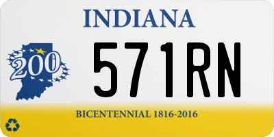 IN license plate 571RN