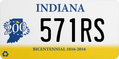 IN license plate 571RS