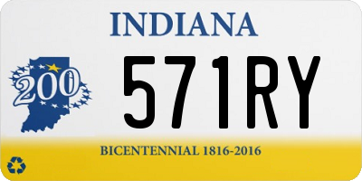 IN license plate 571RY