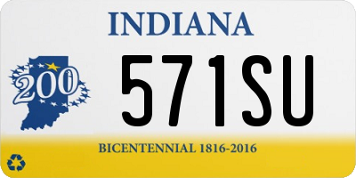 IN license plate 571SU