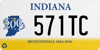 IN license plate 571TC