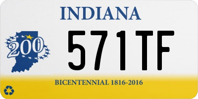 IN license plate 571TF