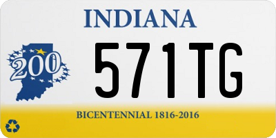 IN license plate 571TG