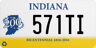 IN license plate 571TI