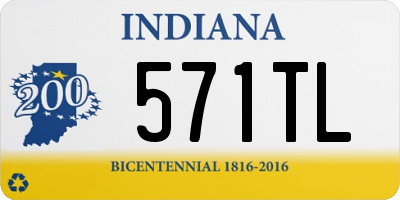 IN license plate 571TL