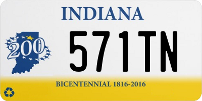 IN license plate 571TN