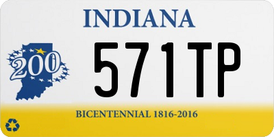 IN license plate 571TP