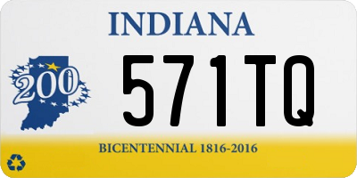 IN license plate 571TQ