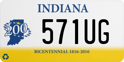 IN license plate 571UG