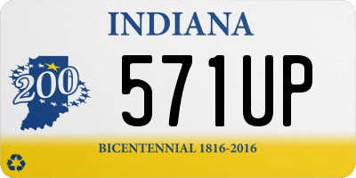 IN license plate 571UP