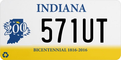 IN license plate 571UT