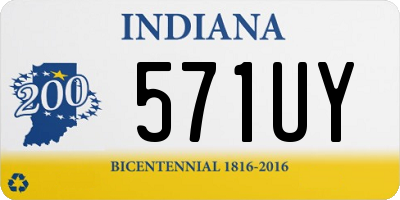 IN license plate 571UY