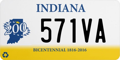 IN license plate 571VA