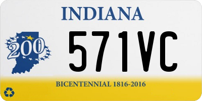 IN license plate 571VC