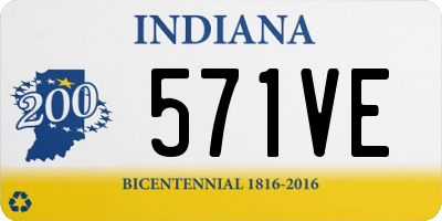 IN license plate 571VE