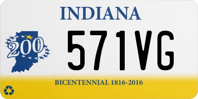 IN license plate 571VG