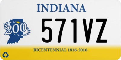 IN license plate 571VZ