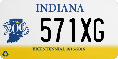 IN license plate 571XG