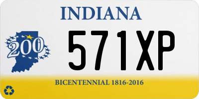 IN license plate 571XP