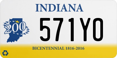 IN license plate 571YO