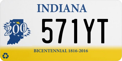 IN license plate 571YT