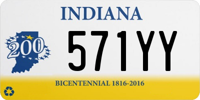 IN license plate 571YY