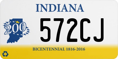 IN license plate 572CJ